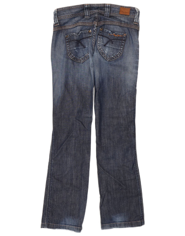PEPE Jeans Damskie jeansy Bootcut W27 L32 Niebieskie bawełniane