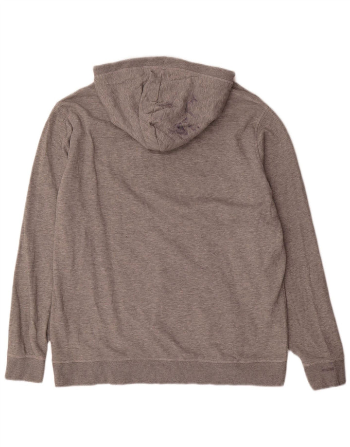 PENGUIN Męski sweter z kapturem XL, szary, bawełniany