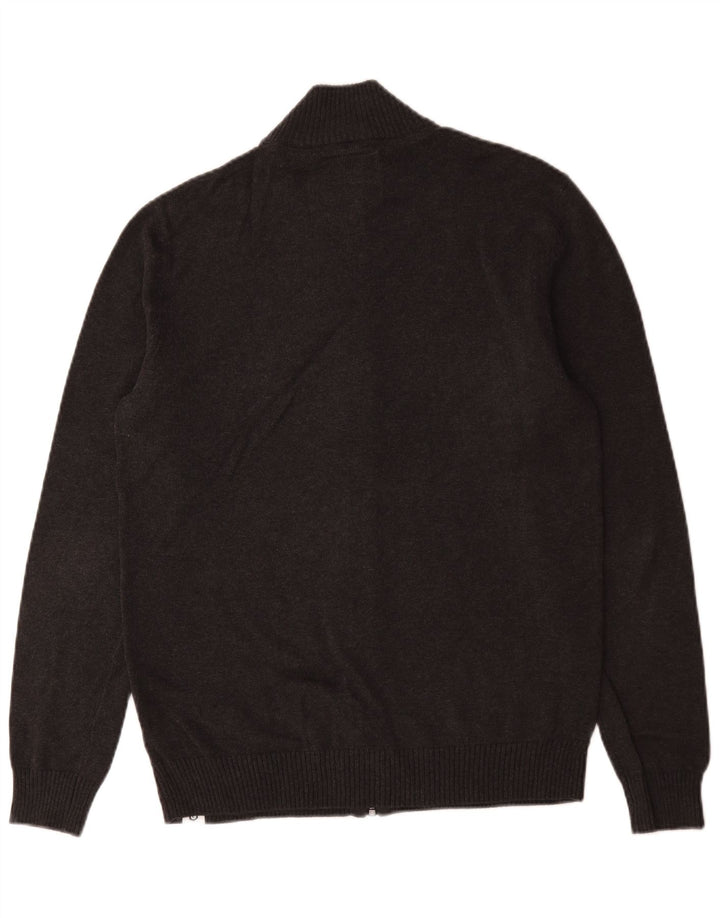 Męski sweter kardigan Jack & Jones, duży, szary, geometryczny
