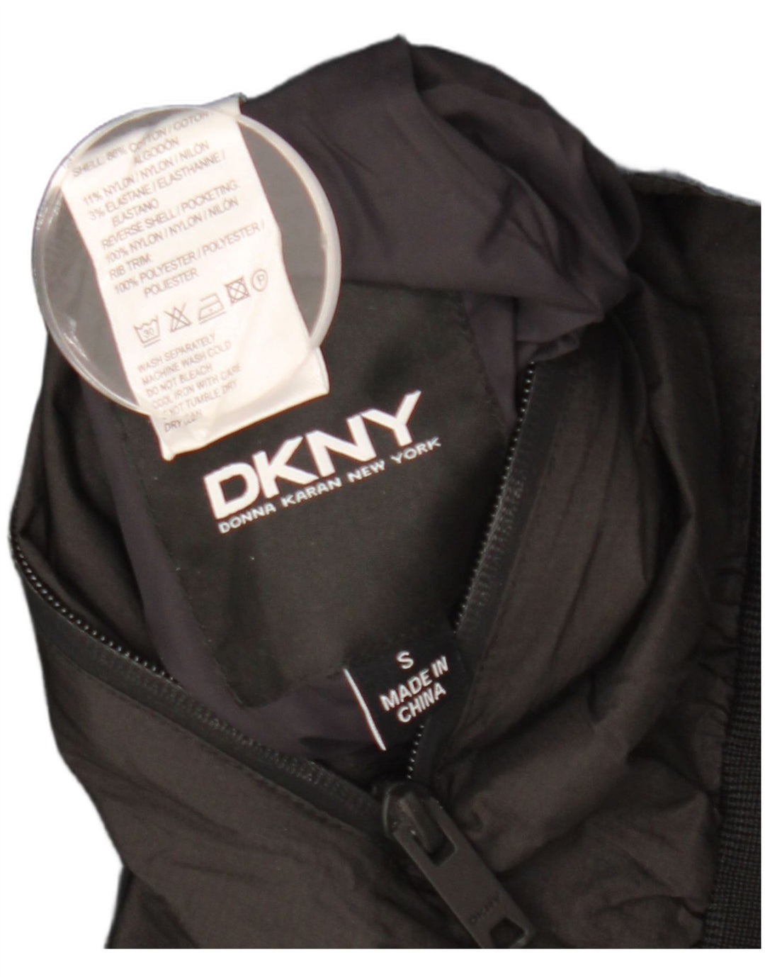 Męska kurtka bomberka DKNY UK 36, mała, granatowa, bawełniana