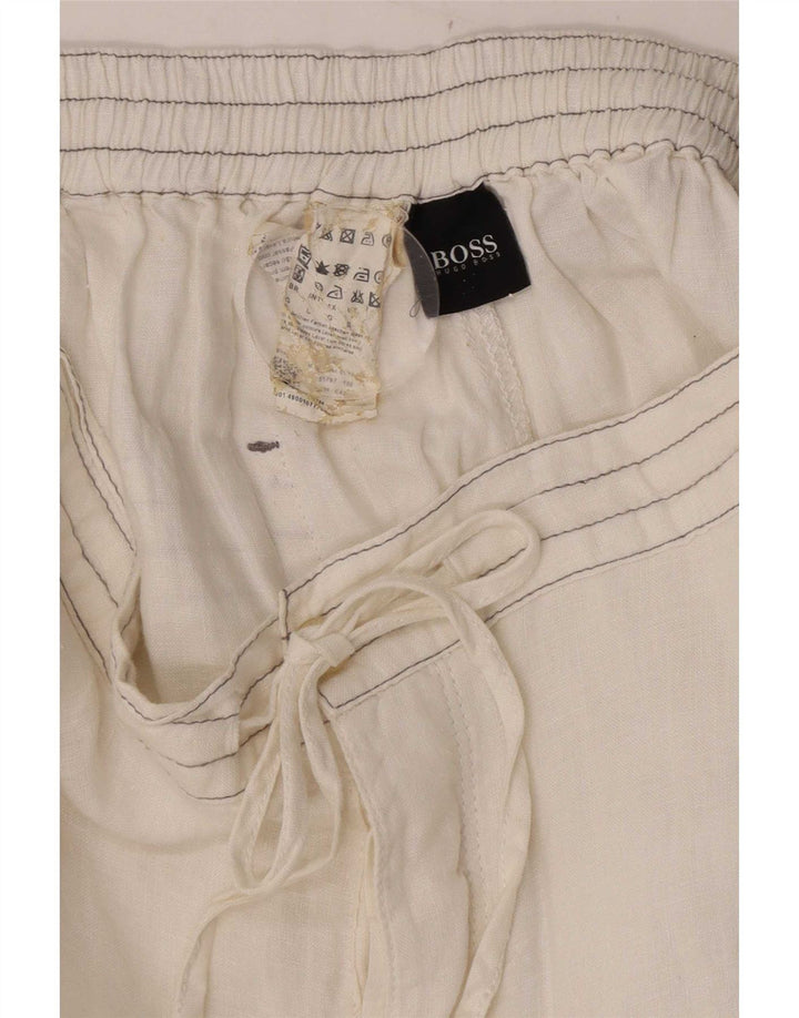 Męskie bermudy Hugo Boss duże W34 białe