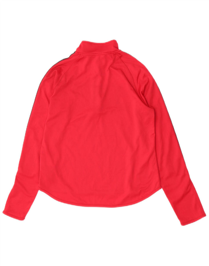 Adidas damski sweter z zamkiem błyskawicznym Top UK 10 mały różowy poliester