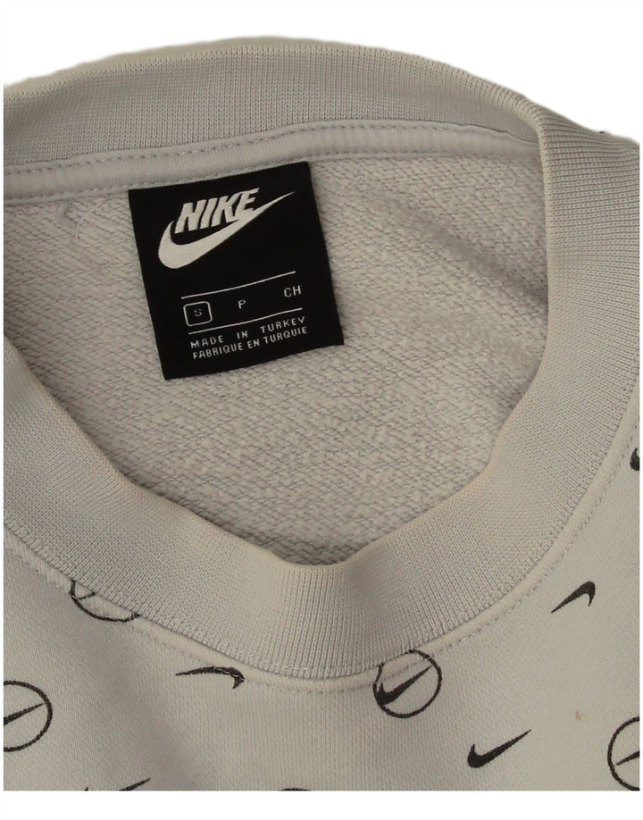 Damska bluza dresowa Nike Oversized Crop Graphic UK 10 Small Grey