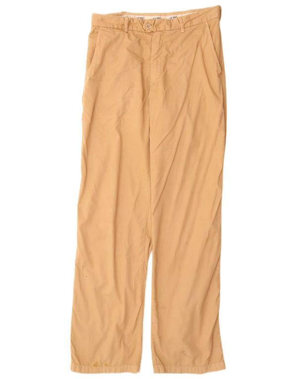 Męskie proste spodnie chino Armani Jeans EU 38 Medium W32 L33 Beżowa bawełna