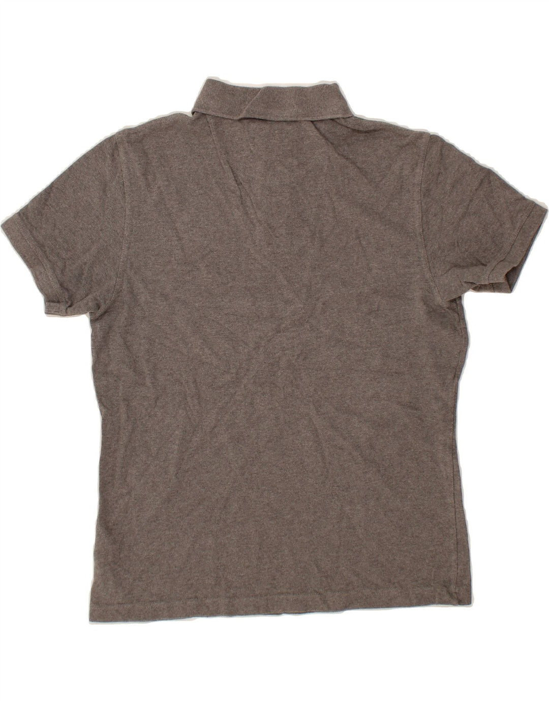 BARBOUR Womens Polo Shirt UK 14 Medium Grey Cotton Vintage Barbour and Second-Hand Barbour from Messina Hembry 
