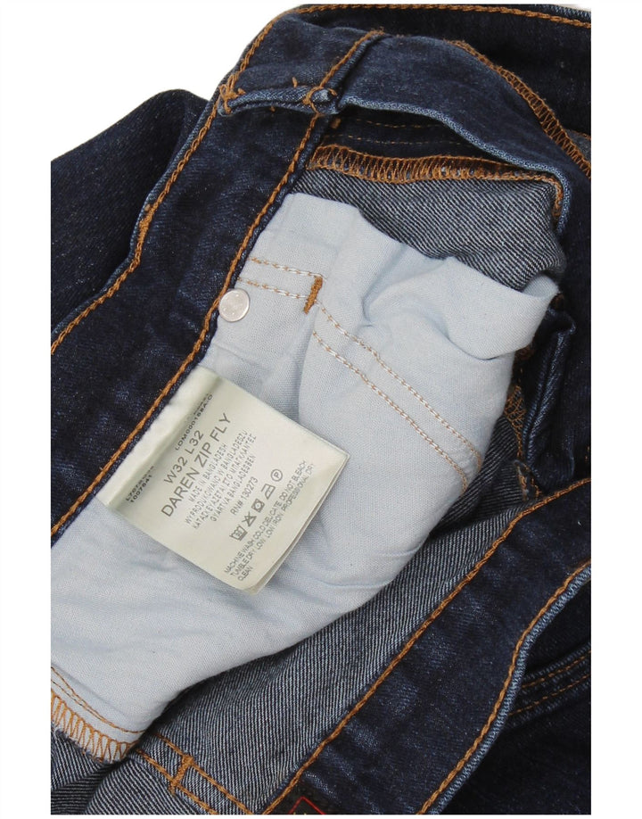 LEE Męskie dżinsy Daren Zip Fly Straight W32 L32 Granatowa bawełna