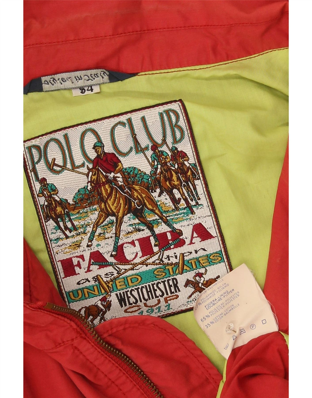 Męska kurtka użytkowa Faciba IT 54 2XL czerwona bawełniana