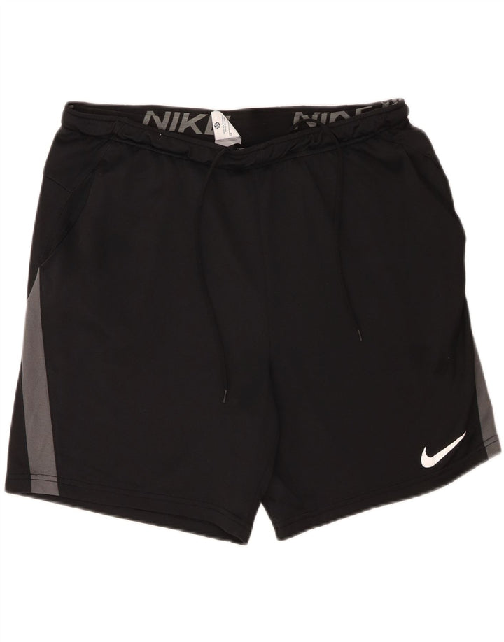 Męskie spodenki sportowe Nike Dri Fit XL, czarny, poliester z blokami kolorów