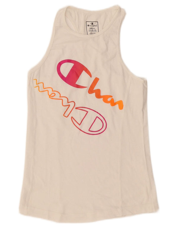 Damska kamizelka graficzna Champion Top UK 8 Small White