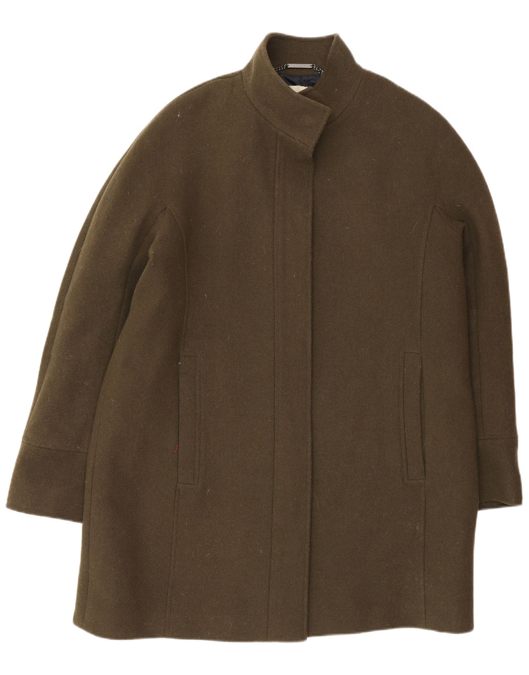 Płaszcz damski Hobbs UK 16, duży, wełniany khaki