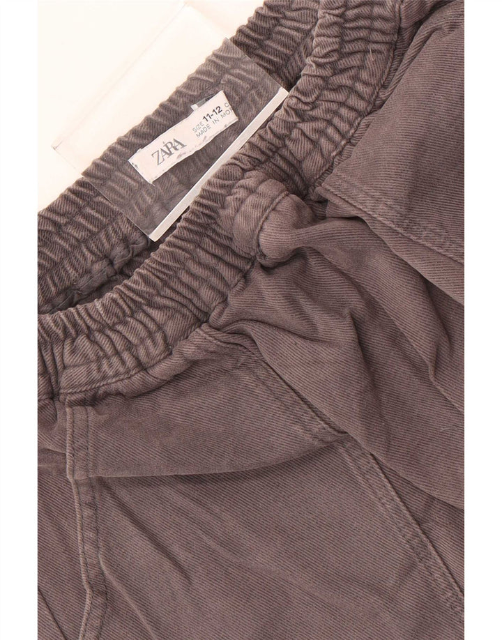 Spodnie dresowe chłopięce Zara Cargo Joggers 11-12 lat Szare