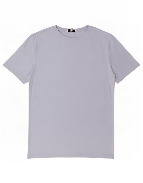 Reiss T-Shirt męski Top Medium Blue Cotton