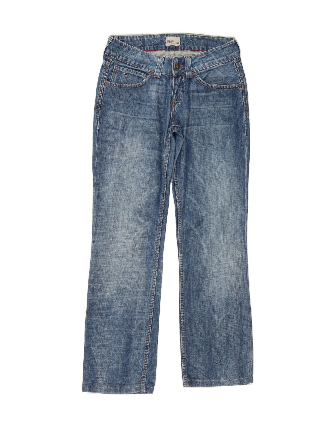 TOMMY HILFIGER Womens Dash Straight Jeans W27 L30 Blue Cotton Vintage Tommy Hilfiger and Second-Hand Tommy Hilfiger from Messina Hembry 