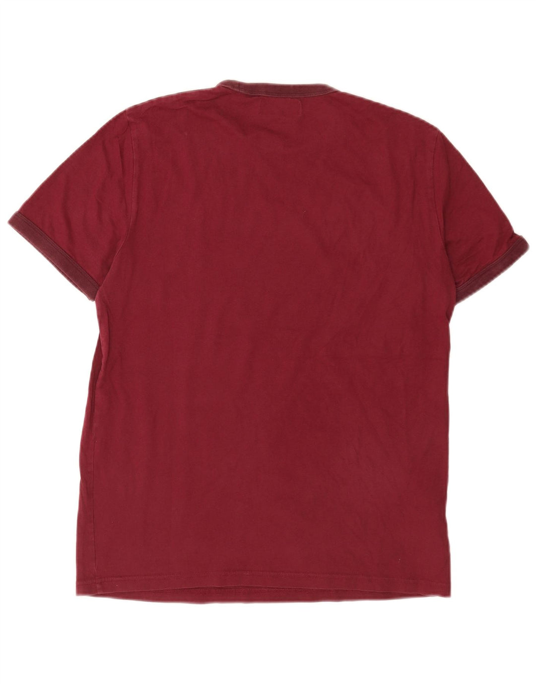 T-shirt męski Fred Perry, średni, bordowy bawełniany