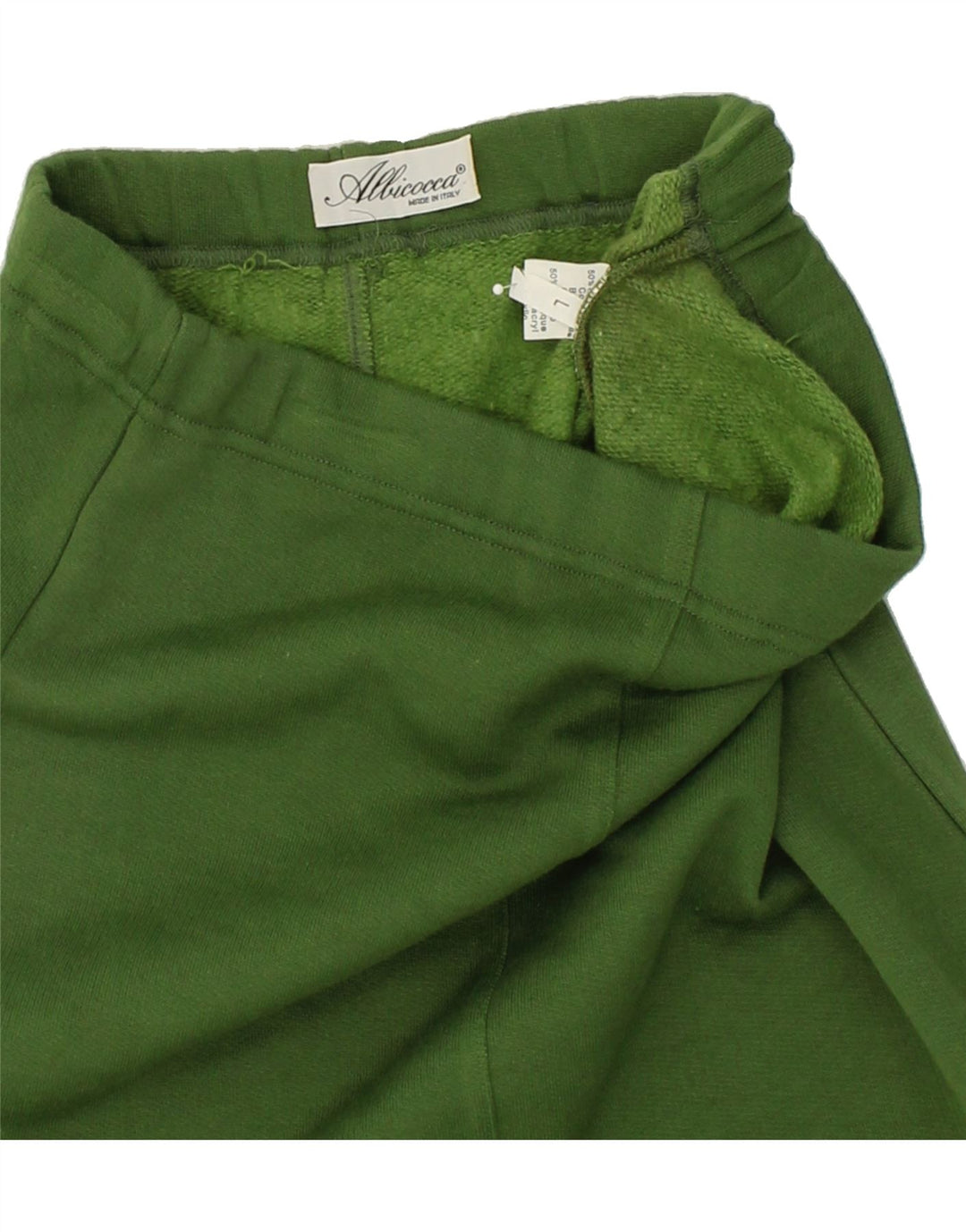 VINTAGE Womens Straight Skirt  Large W32 Green Cotton Vintage Vintage and Second-Hand Vintage from Messina Hembry 