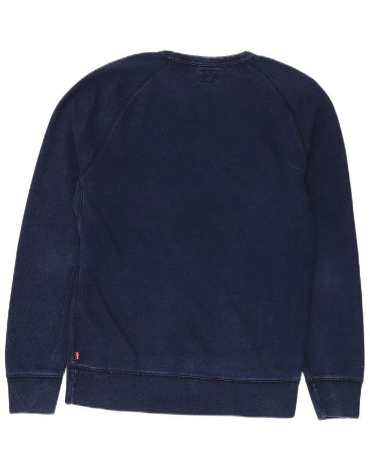 Męska bluza Levi's Sweter, mała, granatowa, bawełniana