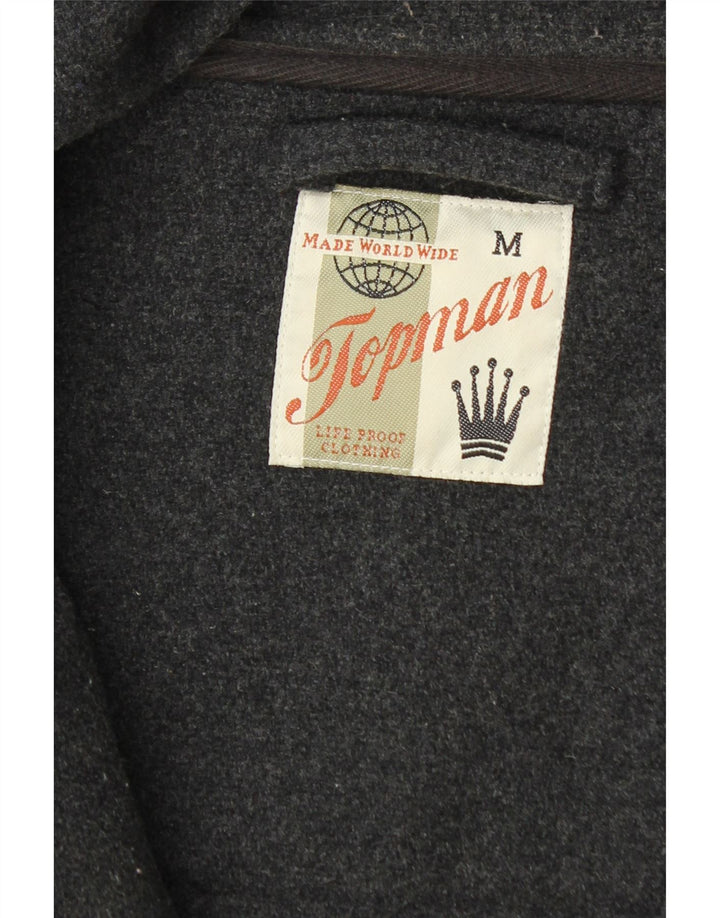 TOPMAN Męski budrysówka z kapturem UK 38 Średni szary