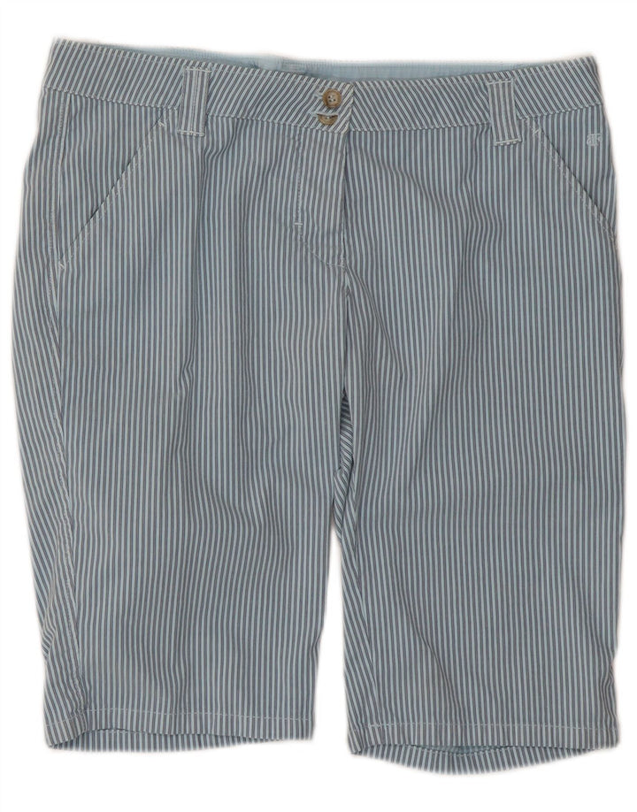 Spodenki Chino Belfe i męskie UK 12 Medium W34 Niebieskie bawełniane paski