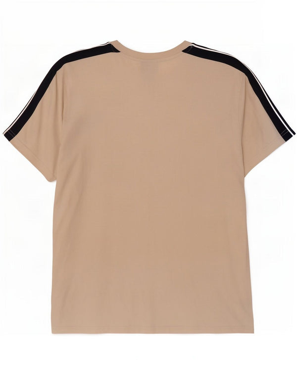 T-shirt męski Ellesse Top 2XL z bawełny w kolorze złamanej bieli