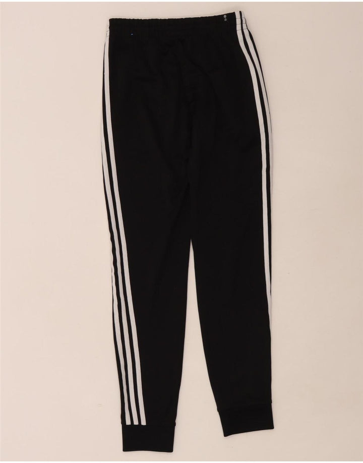 Męskie spodnie dresowe Adidas, małe, czarne, poliestrowe
