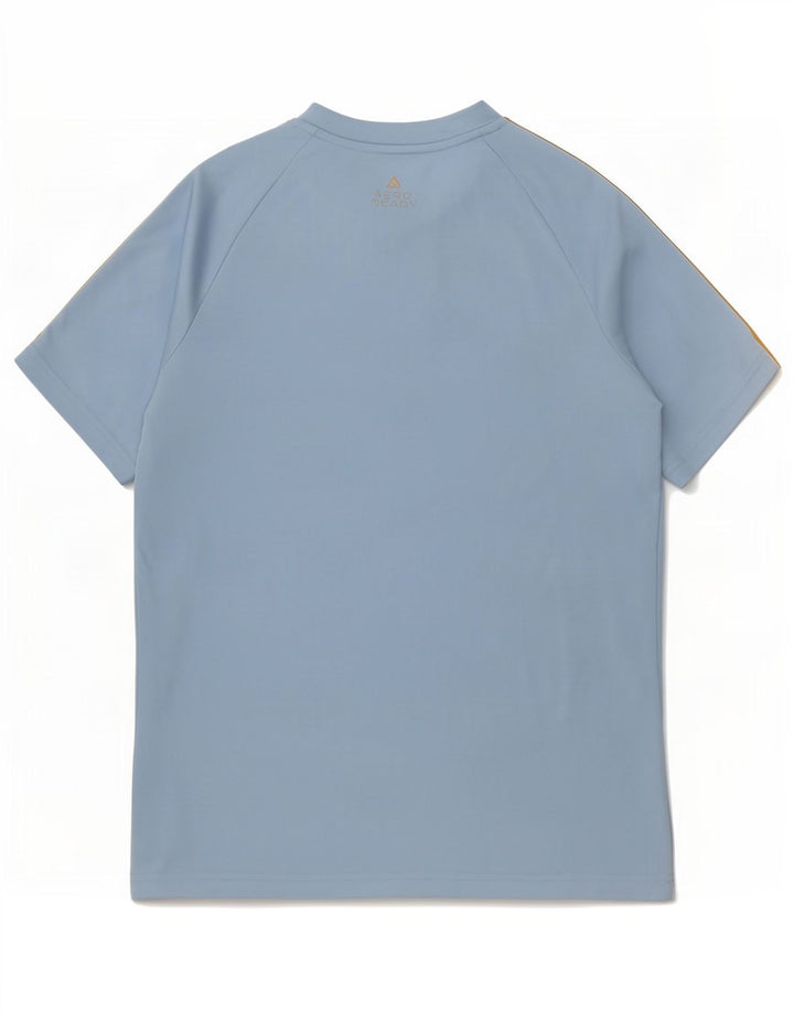 Chłopięca koszulka Adidas Aeroready Top 13-14 lat, niebieska, poliestrowa