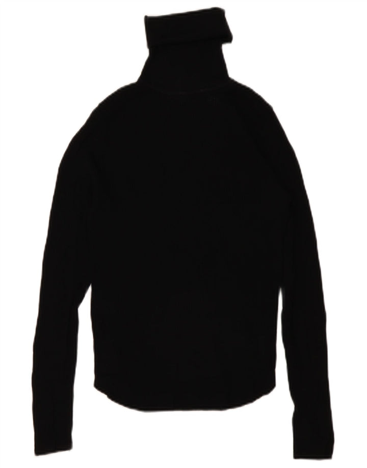 Damski sweter z golfem Zara UK 8 Small Black Wiskoza