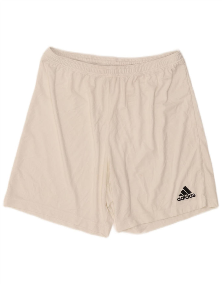 Męskie spodenki sportowe Adidas Aeroready XL, biały poliester