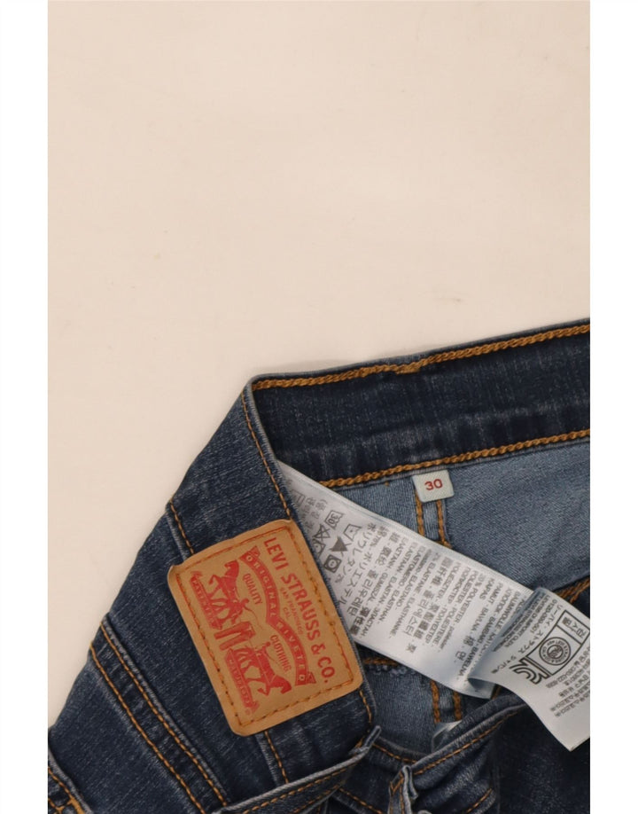 Damskie spodenki jeansowe Levi's W30 Średni niebieski, bawełniany