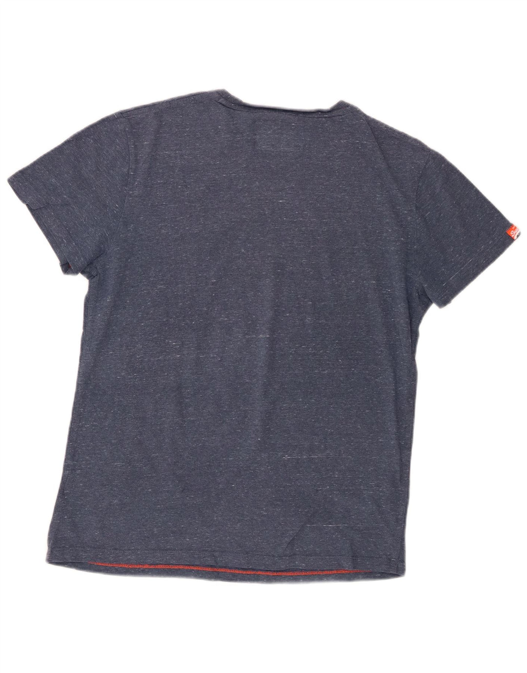 Męski T-shirt Superdry, duży, niebieski, bawełniany w cętki