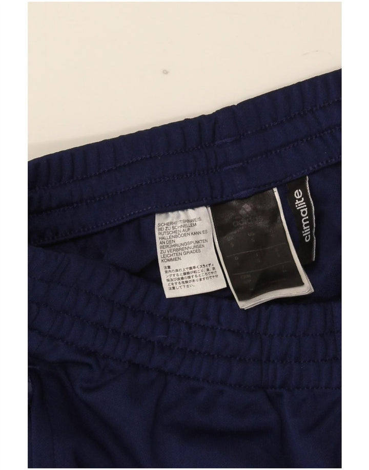 Męskie spodnie dresowe Adidas Climalite, małe, granatowe, z poliestru