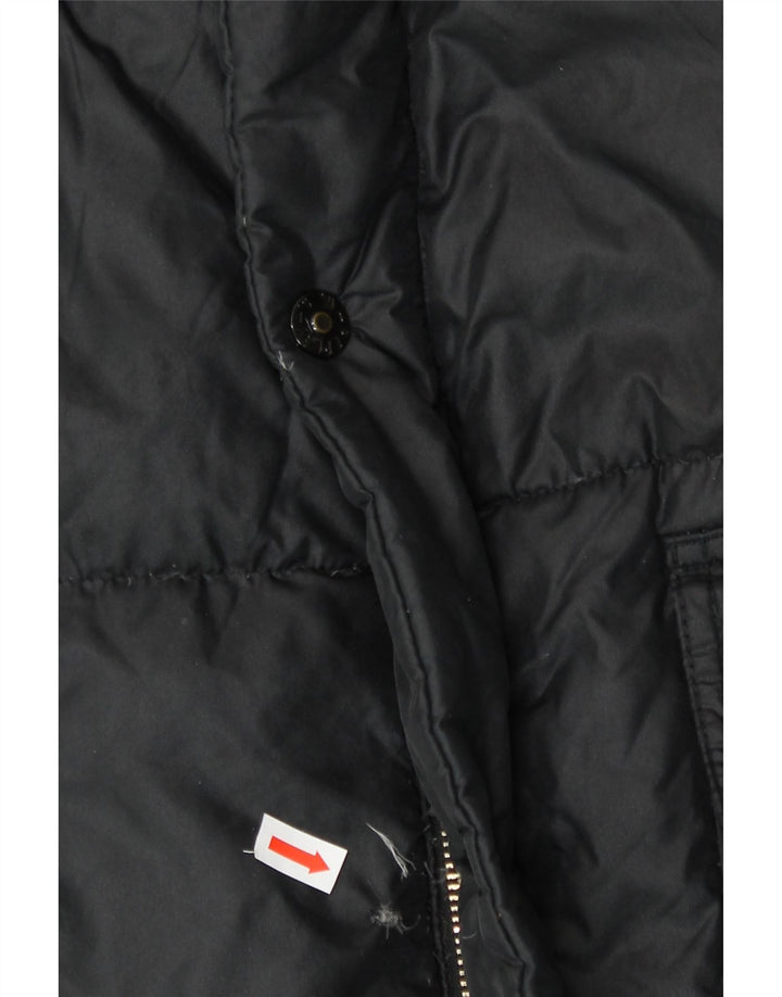 REPLAY Mens Padded Jacket UK 38 Medium Black Vintage Replay and Second-Hand Replay from Messina Hembry 