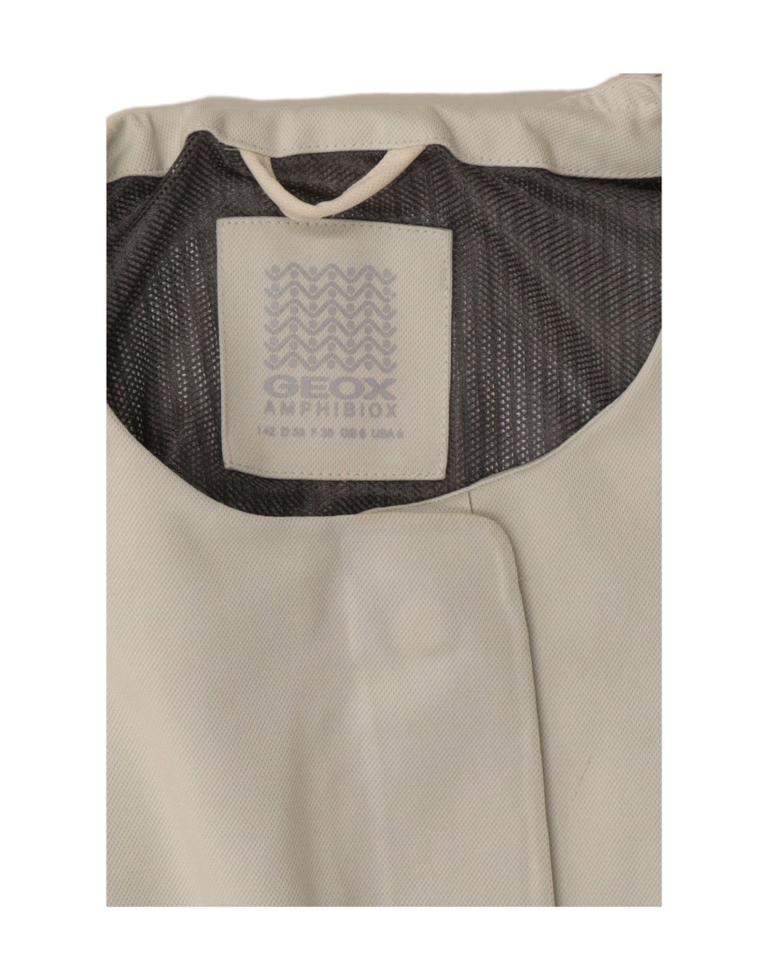 GEOX Womens Blazer Jacket UK 8 Small White Polyester Vintage Geox and Second-Hand Geox from Messina Hembry 