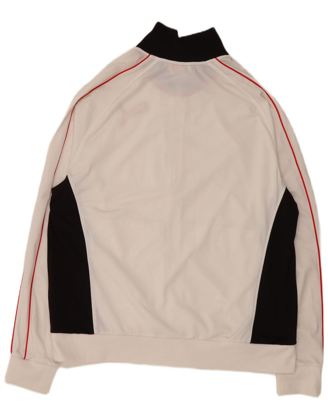 PUMA Mens Tracksuit Top Jacket XL White Colourblock Polyester