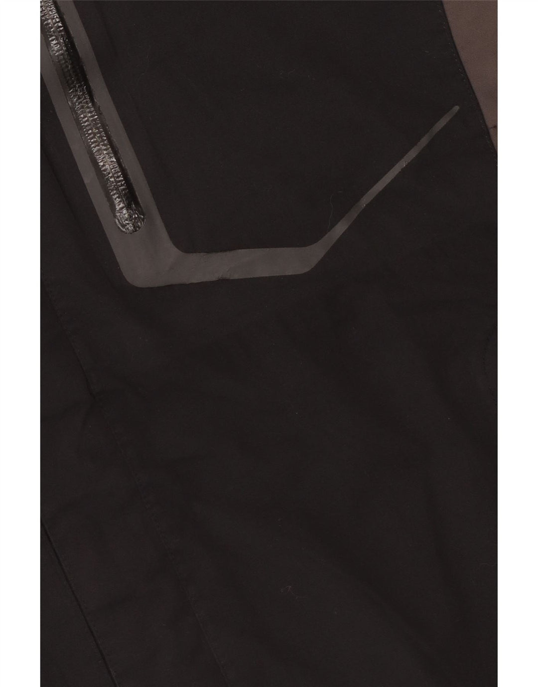 Męska kurtka przeciwdeszczowa Jack Wolfskin z kapturem UK 36/38 w kolorze średniej czerni