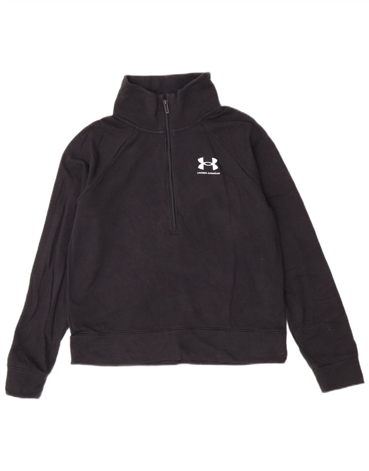Damski dres z zamkiem błyskawicznym Under Armour UK 10, mały czarny