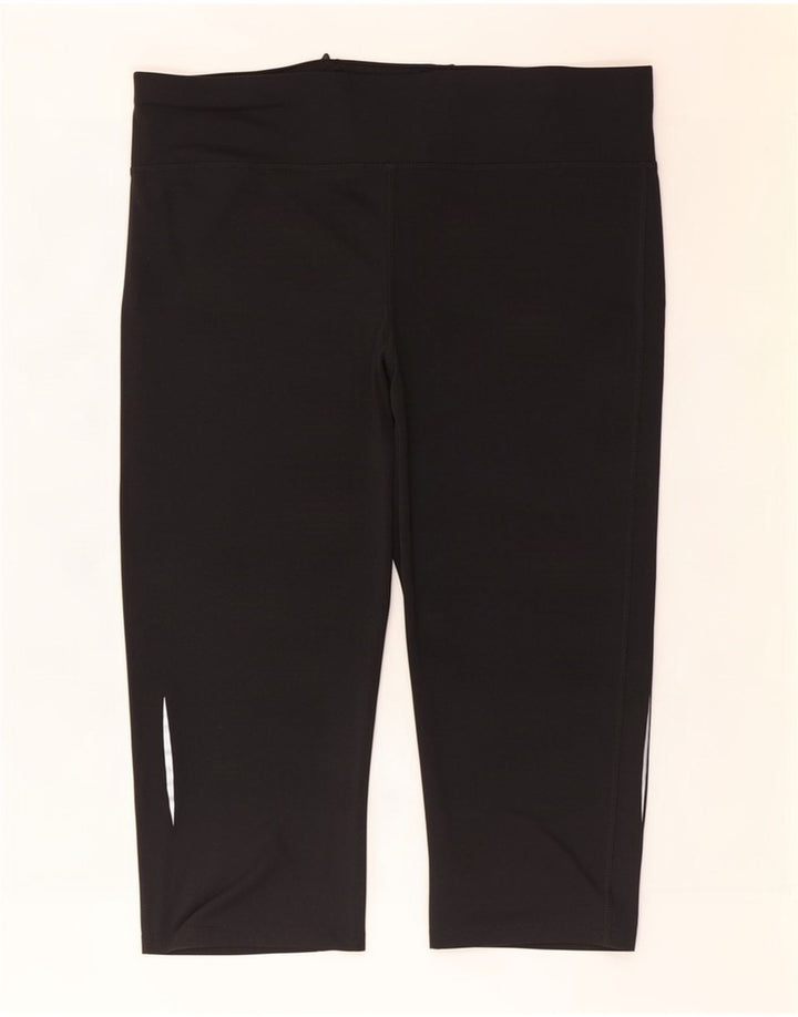 Damskie legginsy Capri Marks & Spencer UK 20 2XL, czarny poliester