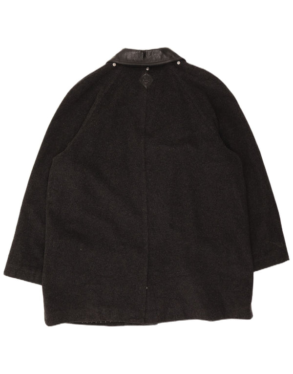 Męska kurtka użytkowa Iceberg IT 52 XL, szara, z dziewiczej wełny w paski, klasyczna