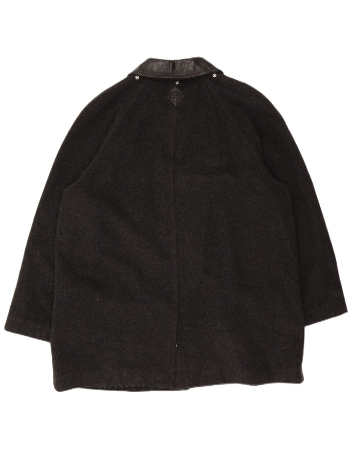 Męska kurtka użytkowa Iceberg IT 52 XL, szara, z dziewiczej wełny w paski, klasyczna