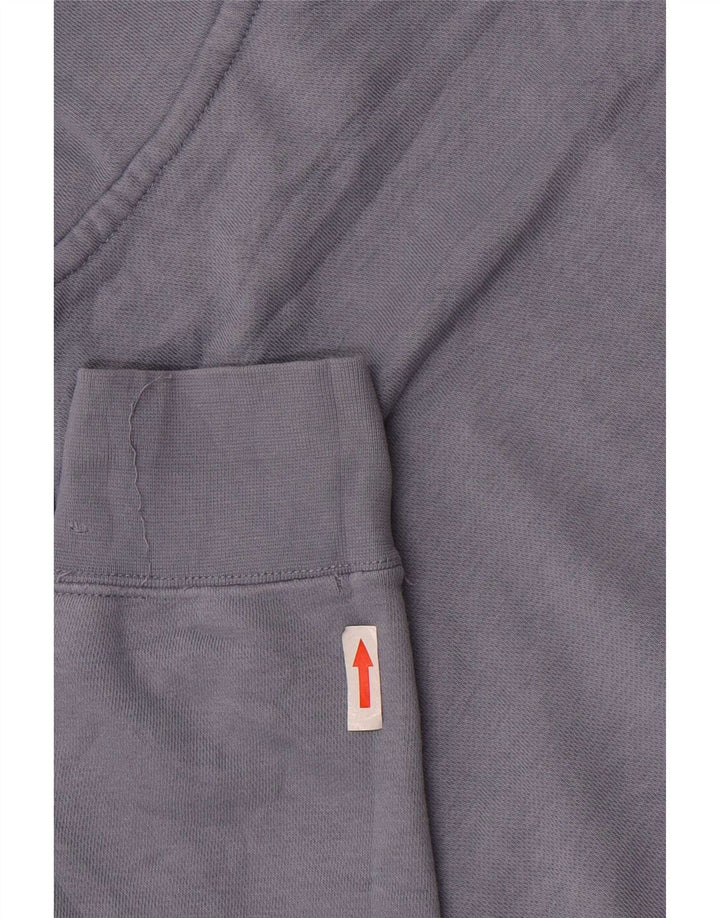 Męski sweter z kapturem Nike, duży, niebieski, bawełniany