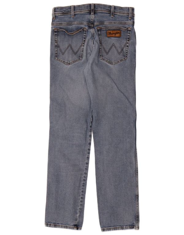 Męskie jeansy Wrangler Texas Straight W33 L32 Niebieskie, bawełniane