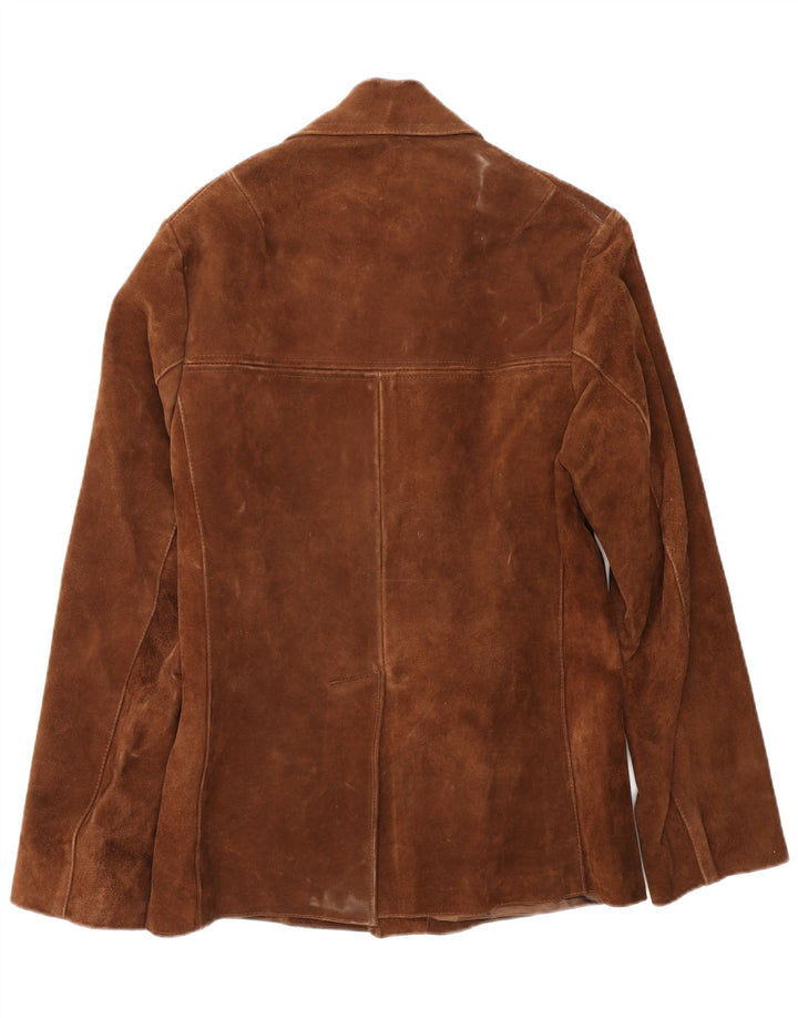 Vintage męska zamszowa kurtka UK 36 Small Brown