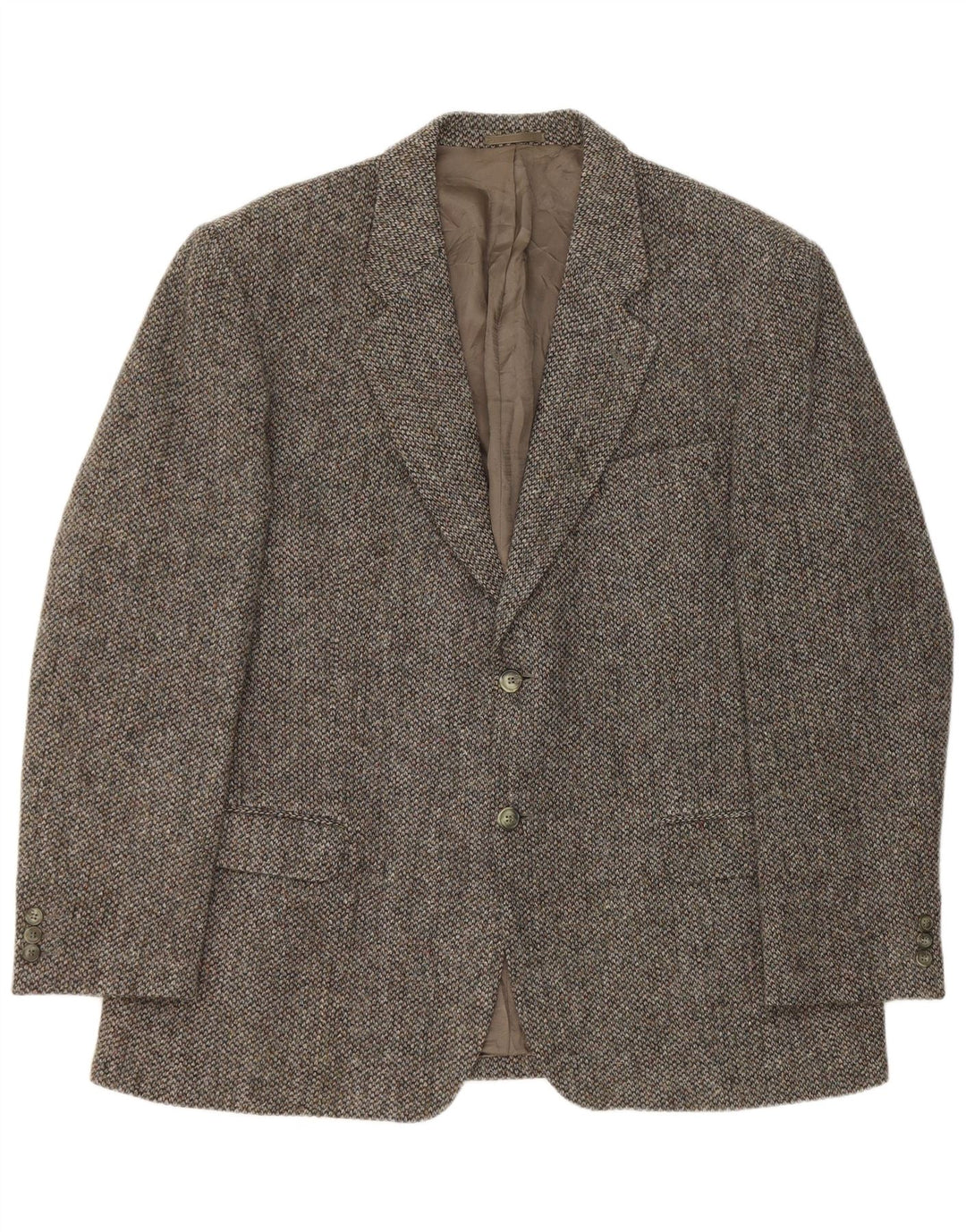 Męska marynarka Harris Tweed UK 44 2XL Szara nowa wełna