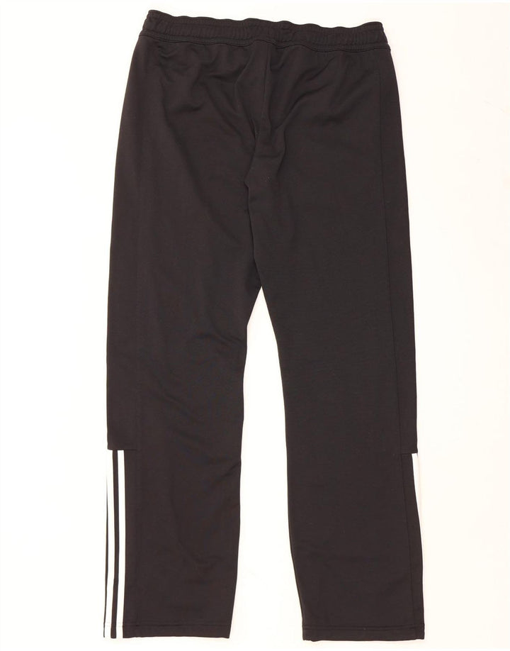 Damskie spodnie dresowe ADIDAS UK 12/14 Średni czarny poliester