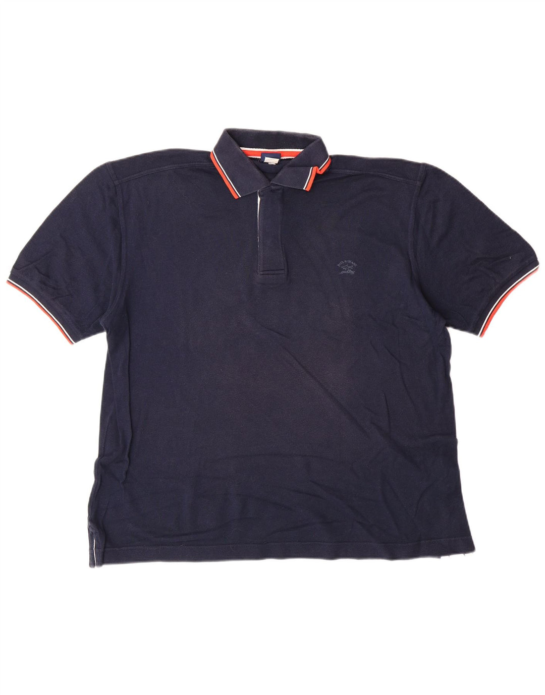 PAUL & SHARK Mens Yachting Polo Shirt Large Navy Blue