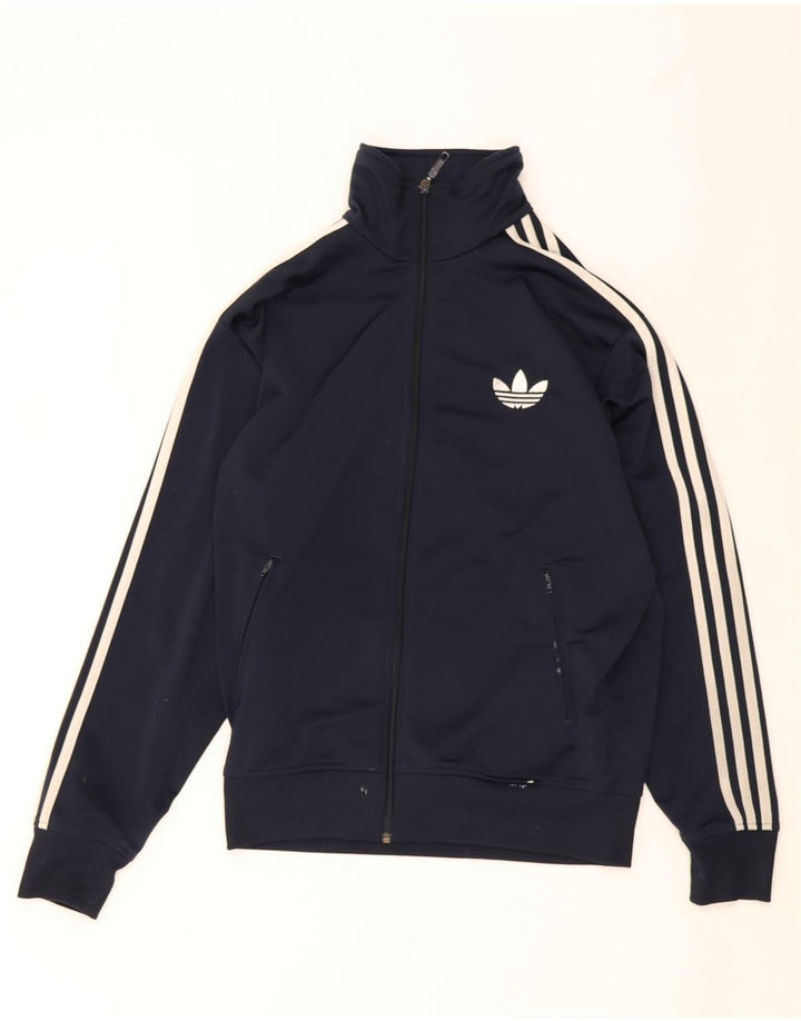 Męska kurtka dresowa ADIDAS, średni granatowy poliester