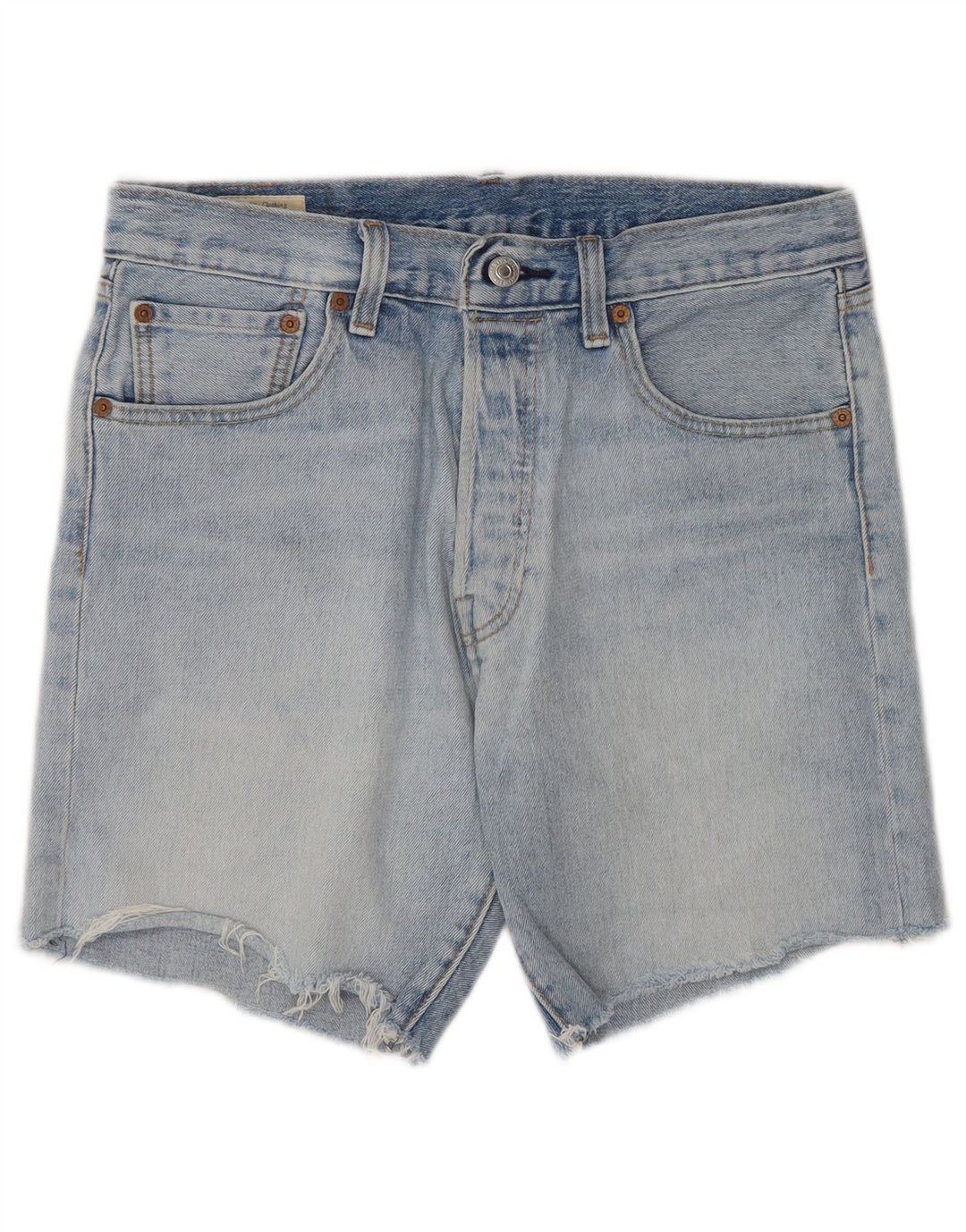 Męskie spodenki jeansowe Levi's 501 W31 Średnioniebieskie, bawełniane