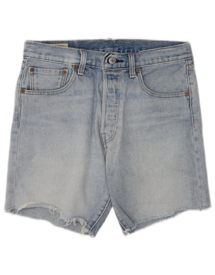 Męskie spodenki jeansowe Levi's 501 W31 Średnioniebieskie, bawełniane