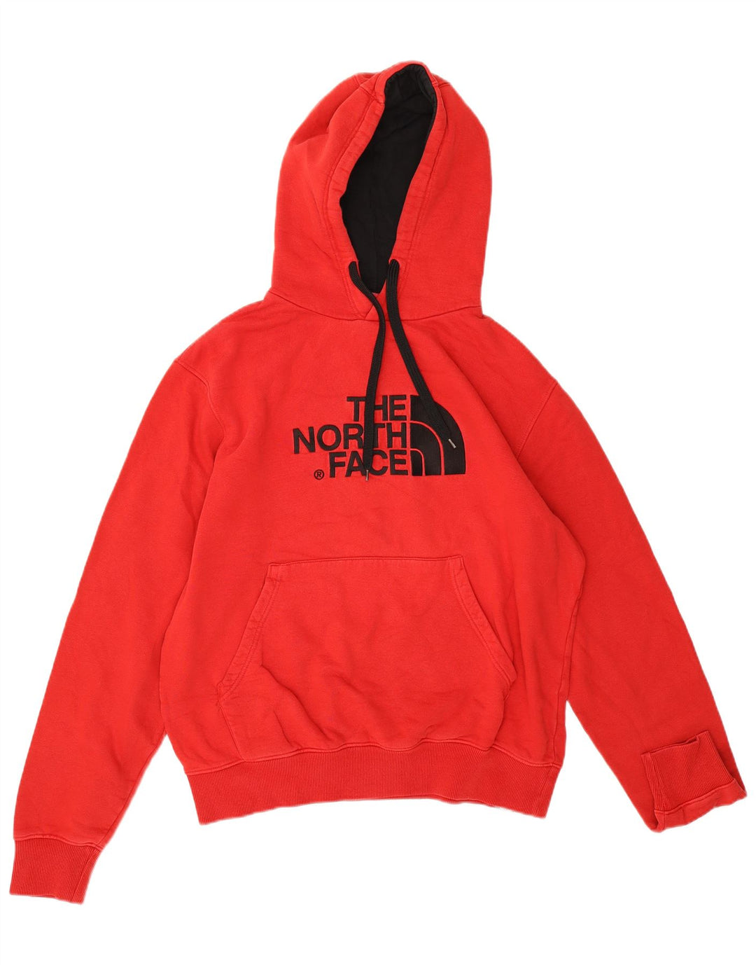 Męski sweter z kapturem THE NORTH FACE w kolorze średnio czerwonym, bawełniany