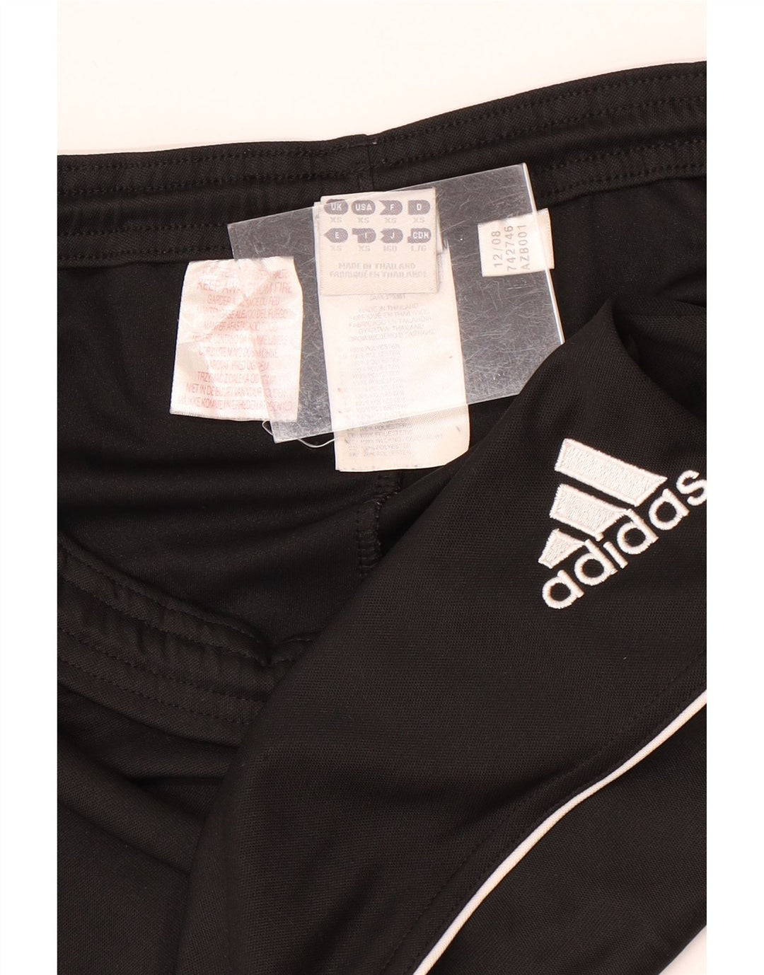 Męskie spodenki sportowe ADIDAS XS, czarny poliester