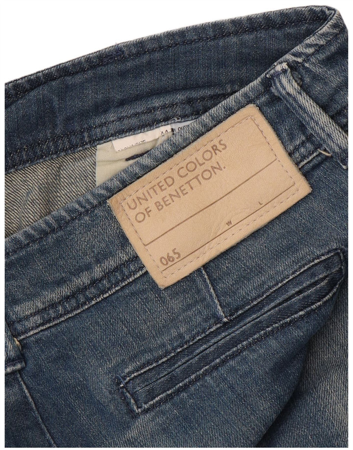 Damskie spodenki jeansowe BENETTON IT 44 Medium W32 Niebieskie